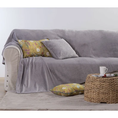 Ριχτάρι Πολυθρόνας 130x180 nef-nef dakari grey 100