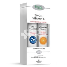 Power Health Σετ Zinc+Vitamin C, 20 eff. tabs & Δώρο Vitamin C 500mg, 20 eff. tabs