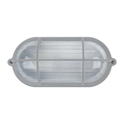 Wall Light Plastic With Grid Grey 60W E27 Point