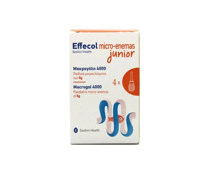 EFFECOL MICRO-ENEMAS JUNIOR (4 X 6GR)