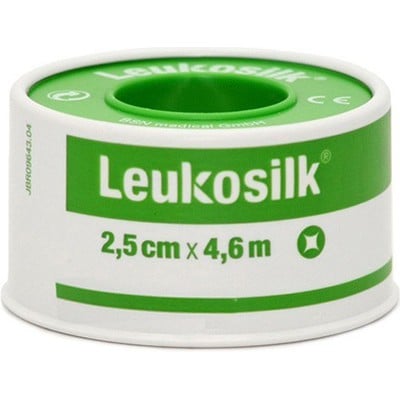 Leukosilk Μεταξωτή Επιδεσμική Ταινία 2.5cm x 4.6m