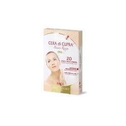 Cera Di Cupra Wax Face Strips Facial Hair Removal Tapes 20 pieces