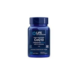 Life Extension Super Absorbable CoQ10 50mg Antioxidant Supplement For Heart Health 60 Softgels
