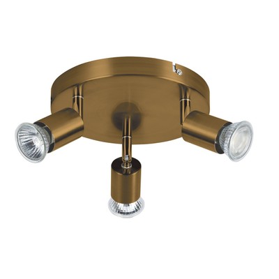 Ceiling Light Spot Oxide 3ΧGU10 3W Led Ccc 5215-3 