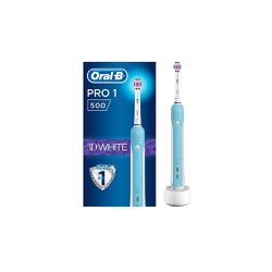 Oral-B Pro 1 500 3D White Ηλεκτρική Οδοντόβουρτσα 1 τεμάχιο