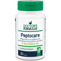 Doctor's Formulas Peptocare Φόρμουλα για τη φυσιολογική λειτουργία του Πεπτικού Συστήματος 30δισκία