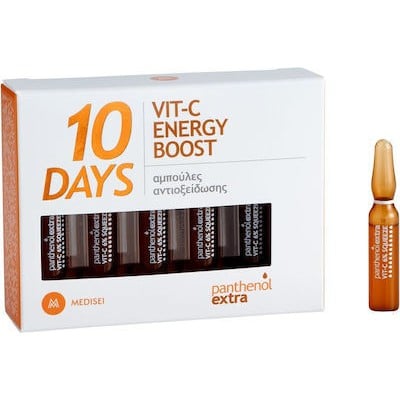 Panthenol Extra 10 Days Vit-C Energy Boost Αμπούλε