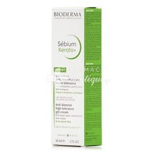 Bioderma Sebium Kerato+ Anti-Blemish High Tolerance Gel Cream - Ατέλειες / Ακμή, 30ml