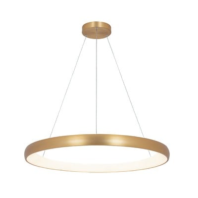 Pendant Light D80cm Gold Satin Led 3000K 60W