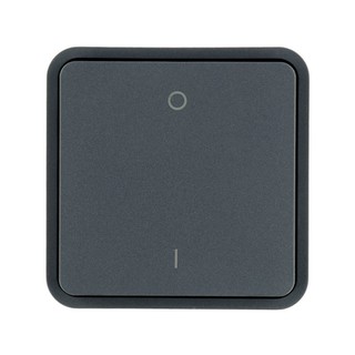Cubyko IP55 Plate KNX 1 Button Indication I-0 Gray