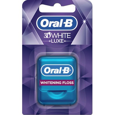 ORAL B 3D White Luxe Οδοντικό Νήμα Με Γεύση Μέντα 35m