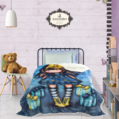 Santoro Gorjuss 5020 Κουβερτα Fleece Sherpa 160x22