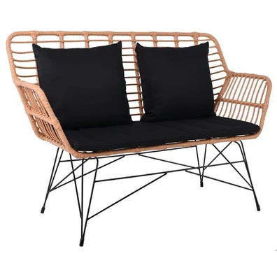 Salsa max Living Καναπές Κήπου 2θέσιος, Μέταλλο Βα