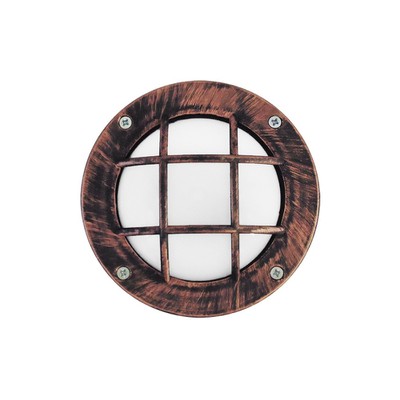 Wall Light Plastic Round With Mesh Copper D14 Slp-
