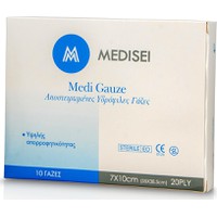 Medisei Medi Gauze 35x38,5cm 12ply 10τμχ - Αποστει