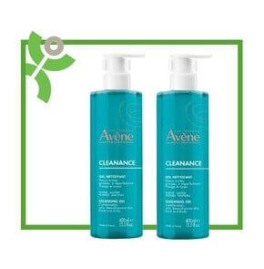 2x Avene Cleanance Soapless Gel Cleanser, 2x400ml 