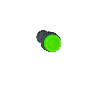 Illuminated Push-button Green Projecting 22mm Led 