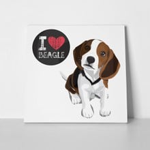 Dog beagle love 490430599 a