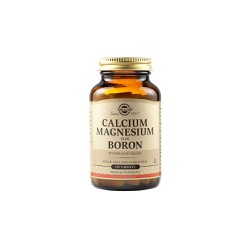 Solgar Calcium Magnesium Plus Boron Συμπλήρωμα Διατροφής Μαγνησίου & Βορίου Για Καλή Υγεία Των Οστών 100 ταμπλέτες