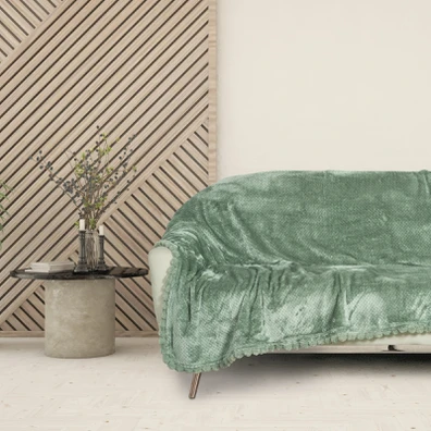 Das Home Κουβερτα Fleece 130χ170 1184 Dark Mint 13