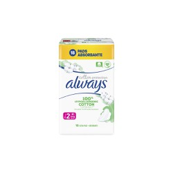 Always Cotton Protection Ultra Long No.2 Pads With Wings 18 pieces
