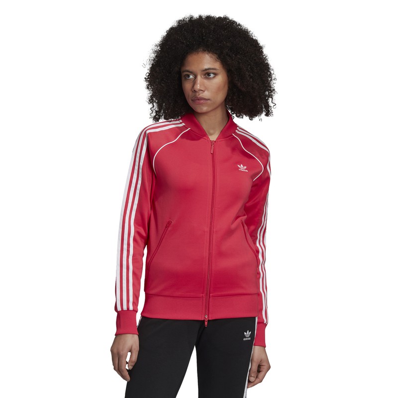 Adidas Primeblue SST Women's Track Jacket Burgundy – Sports Plaza NY