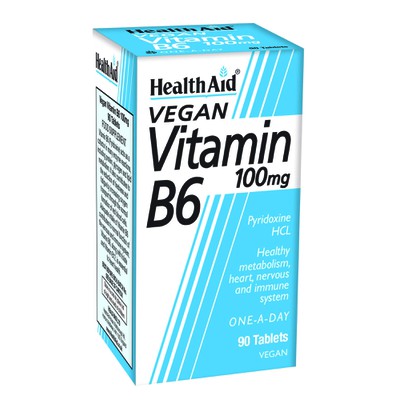 HEALTH AID Vitamin B6 100mg 90tabs