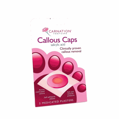 Carnation Callous Caps Callus Removal Pads with Sa