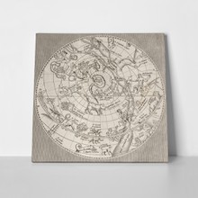 Antique northern hemisphere map 67058422 a