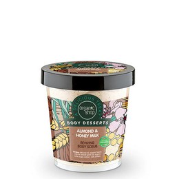 Natura Siberica Organic Shop Body Desserts Almond & Honey Milk Aπολεπιστικό Σώματος, 450ml