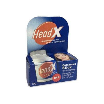 HEADX STICK Άμεσης Δράσης για την Ανακούφιση από τον Πονοκέφαλο 3,6g