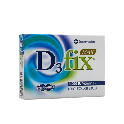 Uni-Pharma D3 Fix Max 4.000IU 60 Δισκία