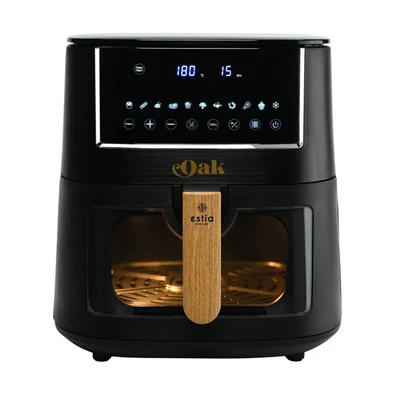 Estia Φριτεζα Αερος oak 1650w 7.2lt me Ψηφιακη Οθο