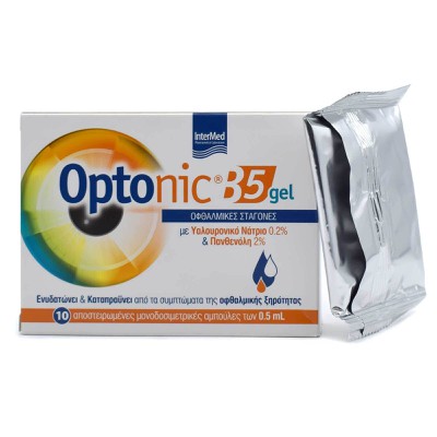 OPTONIC B5 Gel Οφθαλμικές Σταγόνες Για Ξηροφθαλμία 10x0.5ml