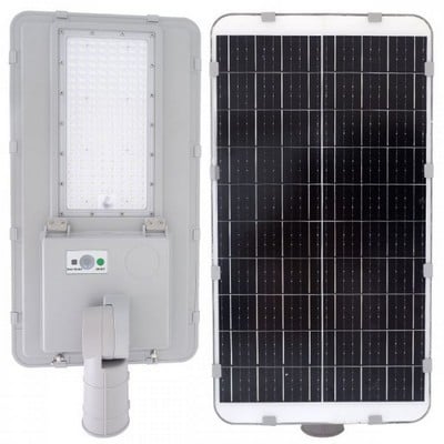 Solar Led Road Light 100W 6000K Aluminium Adjustab