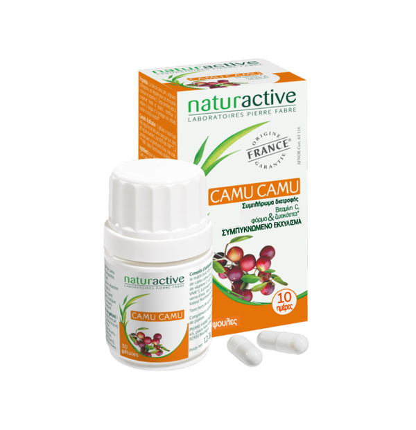 Naturactive Camu Camu Συμπλήρωμα Διατροφής με Υψηλή Περιεκτικότητα Βιταμίνης C, 30tabs