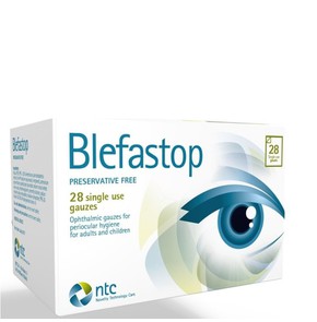 NTC Pharma Blefastop-Οφθαλμικές Γάζες για την Υγιε