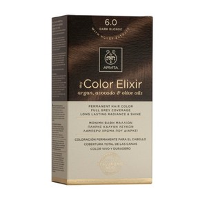 APIVITA Βαφή μαλλιών color elixir N6.0 ξανθό σκούρ