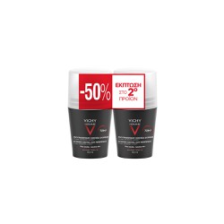 Vichy Promo (-50% On 2nd Product) Homme Anti Transpirant 72h Roll On Men Deodorant Intense Sweat With Aroma 2x50ml 