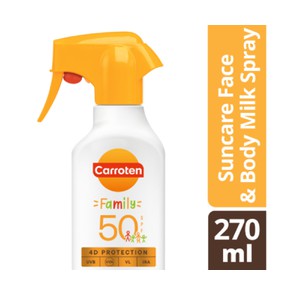 Carroten Family Suncare Face & Body Milk Spray SPF