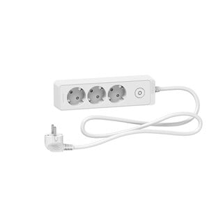 Power Strip 2P+E  3 Gang With Cable 1.5m White ST9