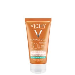 Vichy Ideal Soleil BB Tinted Dry Touch Face Fluid Mat SPF50 50ml, Ματ Αποτέλεσμα & Χρώμα