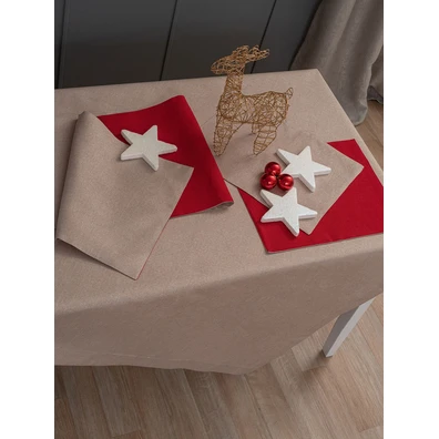 Σετ Σουπλα Christmas Collection 35x45 Cd01 Beige