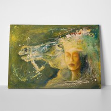 Oil painting horse woman 535722049 a