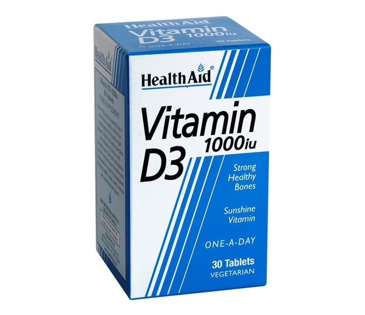 HEALTH AID VITAMIN D3 1000IU 30TABL