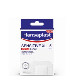 Hansaplast Med+ Sensitive XL Sterile 6x7cm 5τμχ