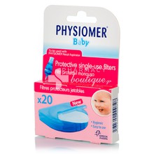 Physiomer Baby ΑΝΤΑΛΛΑΚΤΙΚΑ Φίλτρα Ρινικού Αποφρακτήρα, 20 τμχ