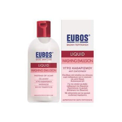 Eubos Liquid Red Washing Lotion Face and Body Clea