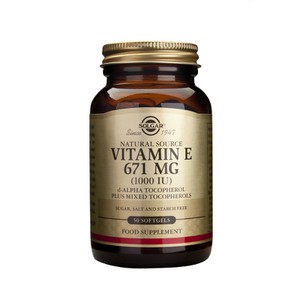 SOLGAR Vitamin E 1000iu 671mg 50softgels