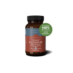 TerraΝova Vitamin B-Complex With Vitamin C Καινοτόμος Σύνθεση Βιταμινών Του Συμπλέγματος Β Για Μέγιστη Απορρόφηση 50 κάψουλες